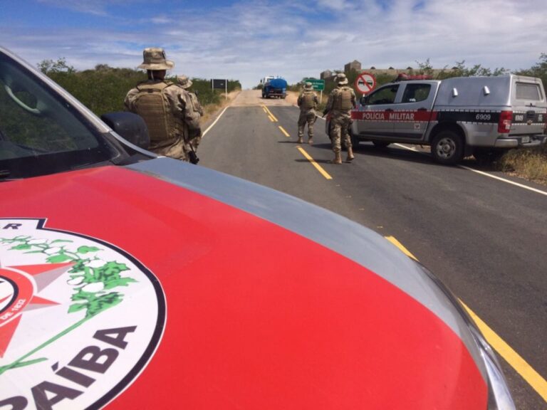 PARAÍBA REFORÇA SEGURANÇA EM DIVISAS APÓS ATAQUES VIOLENTOS NO RIO GRANDE DO NORTE