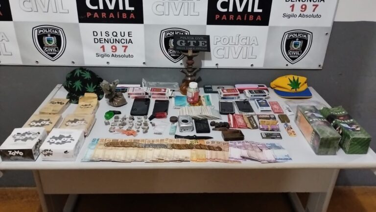 POLÍCIA PRENDE INVESTIGADO POR TRÁFICO DE DROGAS EM CUITÉ